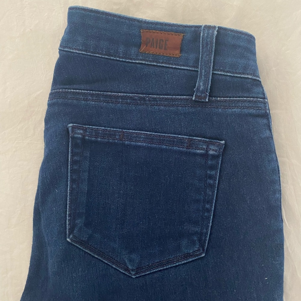 Paige skinny ankle jeans, excellent condition